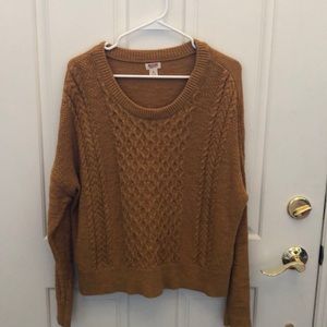Mossimo Supply Co mustard yellow sweater